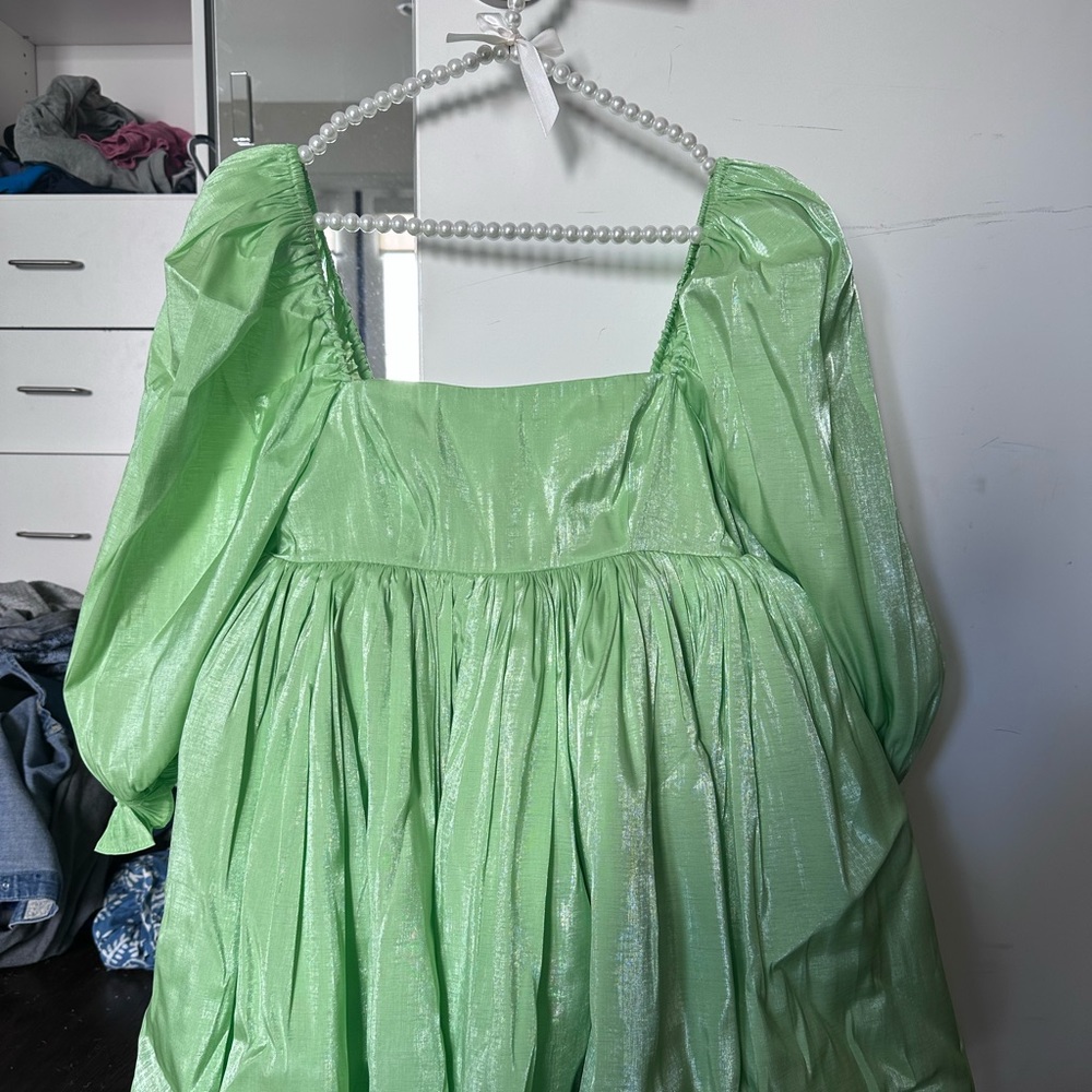 Green Selkie Mini Dress